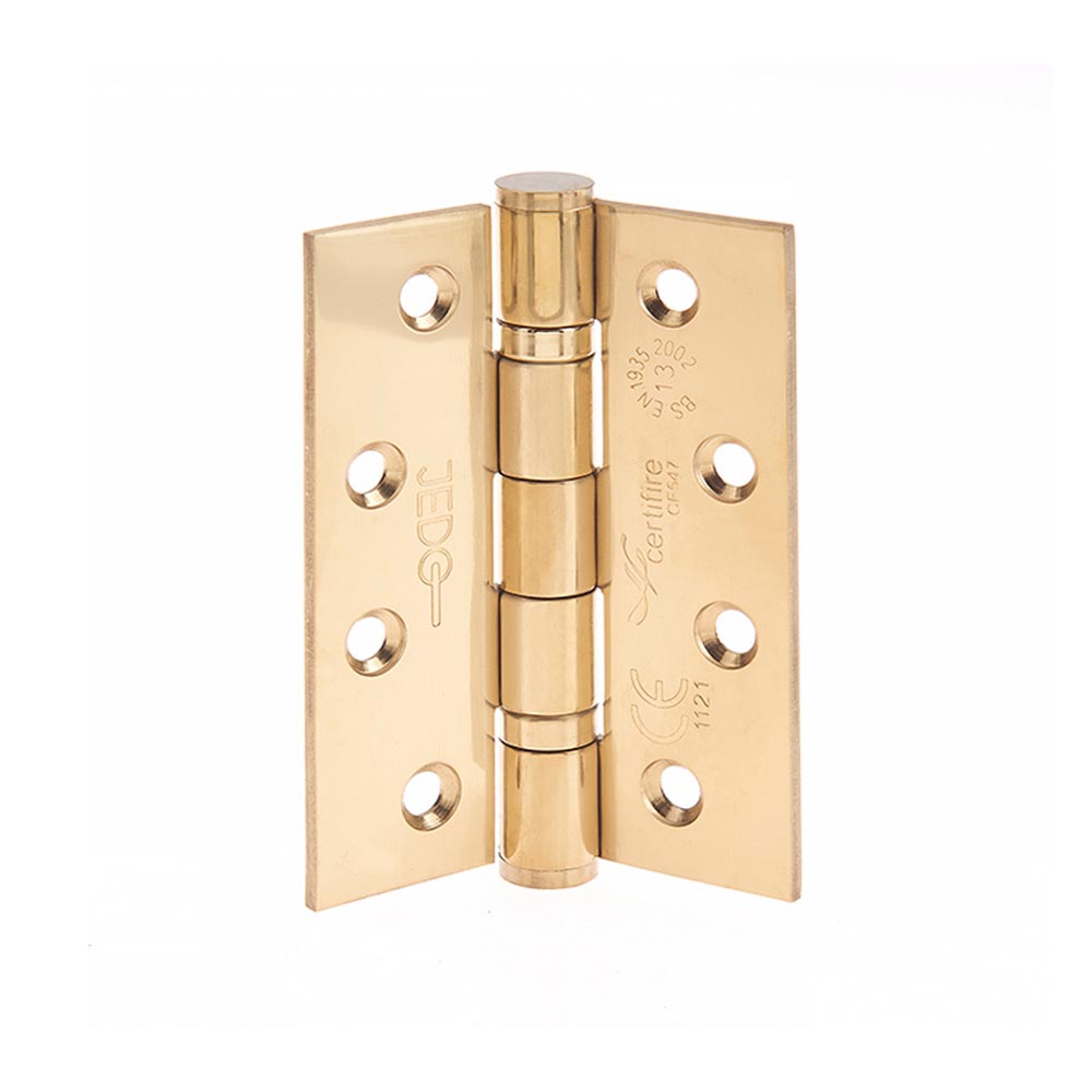 4 Inch Electro Brass Stainless Steel Ball Bearing Hinge (102x76x3mm)